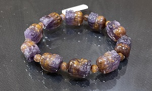 紫鈦貔貅手鍊